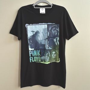 New Pink Floyd Black Band Graphic Tee Unisex Small
